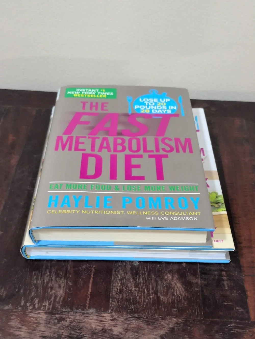 Haylie Pomroy The Fast Metabolism Diet Cookbook Set of 2 Hardback Books